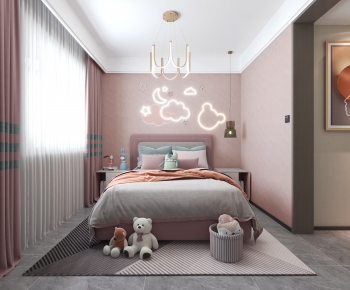 Modern Girl's Room Daughter's Room-ID:489238023