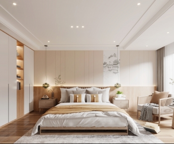 New Chinese Style Bedroom-ID:856990824