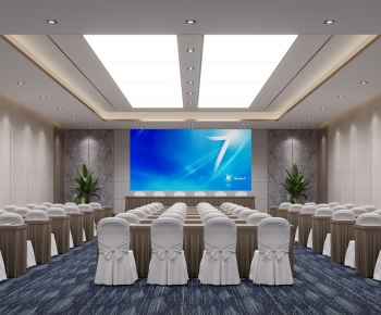 New Chinese Style Meeting Room-ID:990309951