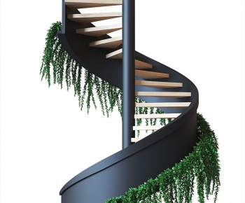 Modern Rotating Staircase-ID:484591966