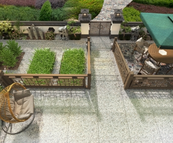 New Chinese Style Courtyard/landscape-ID:201255081