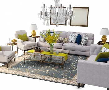 American Style Sofa Combination-ID:155971057