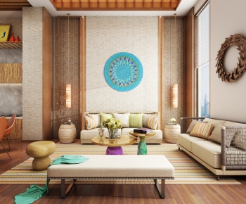 Southeast Asian Style A Living Room-ID:373161088