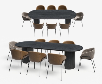 Modern Dining Table And Chairs-ID:597623116