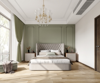 French Style Bedroom-ID:411690951