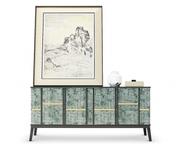 New Chinese Style Side Cabinet-ID:748285066