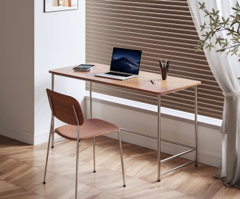 Nordic Style Computer Desk And Chair-ID:836031915