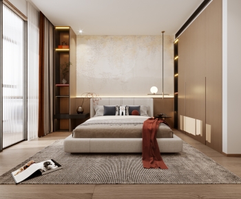 New Chinese Style Bedroom-ID:520925059