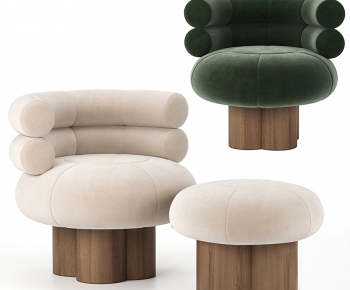 Wabi-sabi Style Lounge Chair-ID:755485062