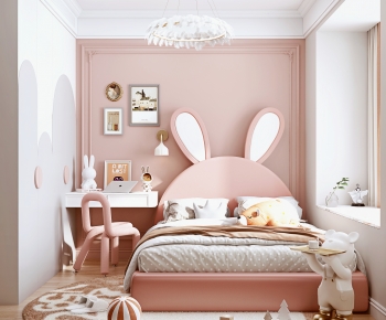 French Style Girl's Room Daughter's Room-ID:451020968