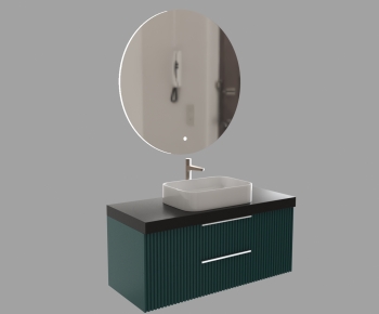 Modern Bathroom Cabinet-ID:663150078