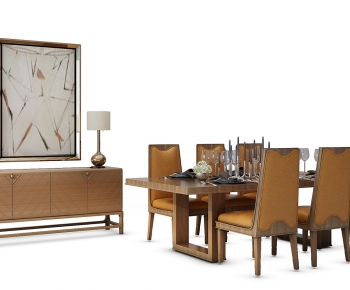 Southeast Asian Style Dining Table And Chairs-ID:333144904