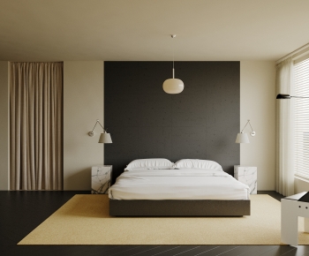 Wabi-sabi Style Bedroom-ID:258681068