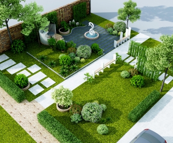 Modern Courtyard/landscape-ID:841810783
