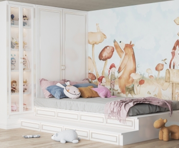 Simple European Style Children's Room-ID:778420013