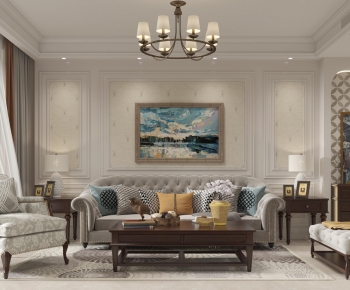 American Style A Living Room-ID:681130893