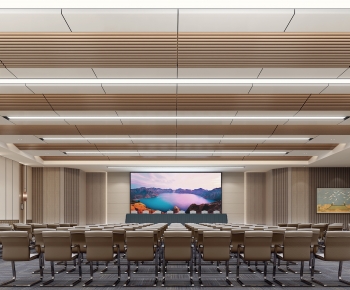 New Chinese Style Office Lecture Hall-ID:712207087