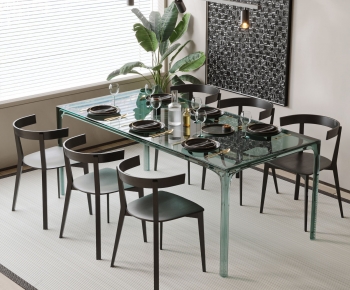 Modern Dining Table And Chairs-ID:575968038