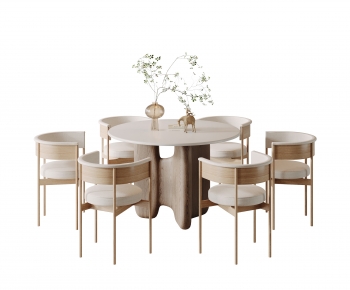 Wabi-sabi Style Dining Table And Chairs-ID:307755959