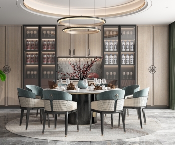 New Chinese Style Dining Room-ID:790618906