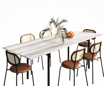 Modern Dining Table And Chairs-ID:355160004