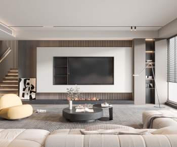 Modern A Living Room-ID:397080903