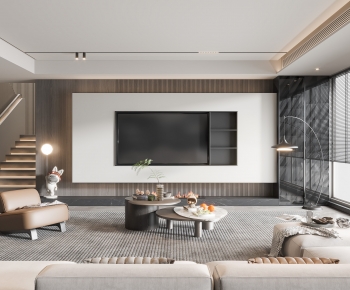 Modern A Living Room-ID:955281972