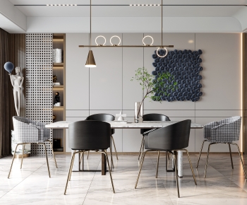 Modern Dining Room-ID:614783055