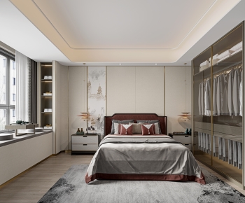 New Chinese Style Bedroom-ID:675508988