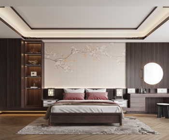 New Chinese Style Bedroom-ID:110309145