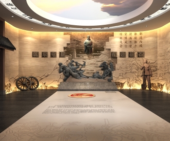 New Chinese Style Exhibition Hall-ID:248013029