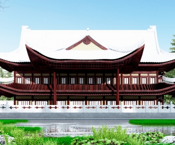 Chinese Style Ancient Architectural Buildings-ID:471798902