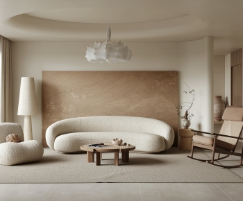 Wabi-sabi Style A Living Room-ID:349970109