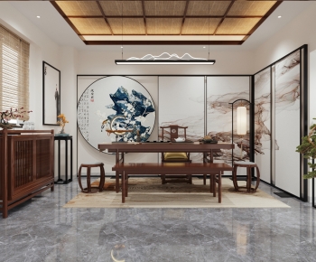New Chinese Style Tea House-ID:757279447