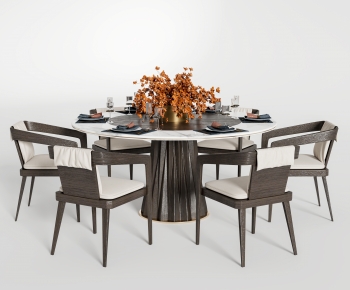 New Chinese Style Dining Table And Chairs-ID:413242106