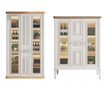 Simple European Style Wine Cabinet-ID:396209007
