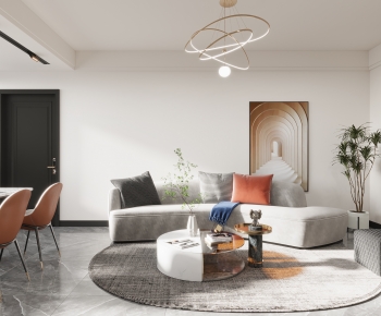 Modern A Living Room-ID:977590081