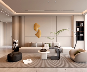 Modern A Living Room-ID:505099068