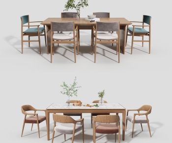 Modern Dining Table And Chairs-ID:948225981