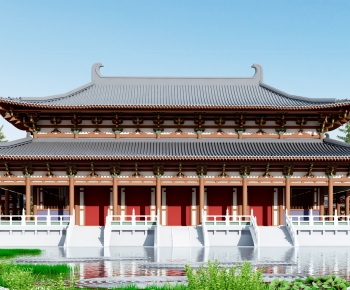 Chinese Style Ancient Architectural Buildings-ID:774162052