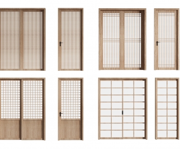 Japanese Style Single Door-ID:111252079