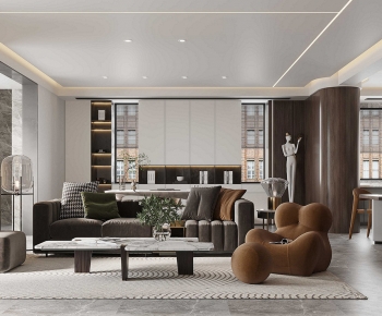 Modern A Living Room-ID:356362106