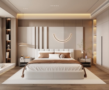 Wabi-sabi Style Bedroom-ID:674403916