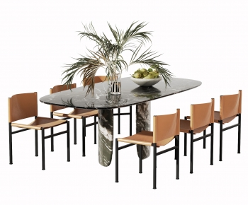 Modern Dining Table And Chairs-ID:927246091