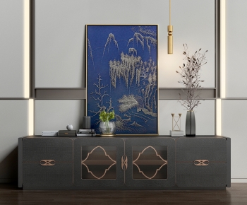New Chinese Style TV Cabinet-ID:322546017