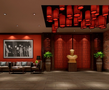 中式中餐厅大厅-ID:867743021