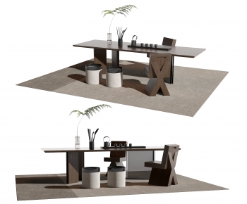 Modern Tea Tables And Chairs-ID:284182076