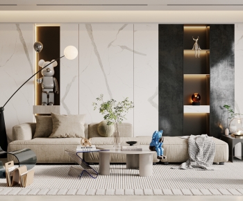 Modern A Living Room-ID:482270793