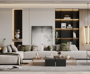 Modern A Living Room-ID:419769053