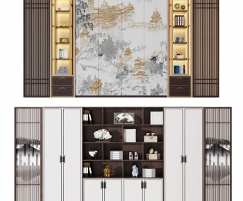 New Chinese Style Bookcase-ID:547804125